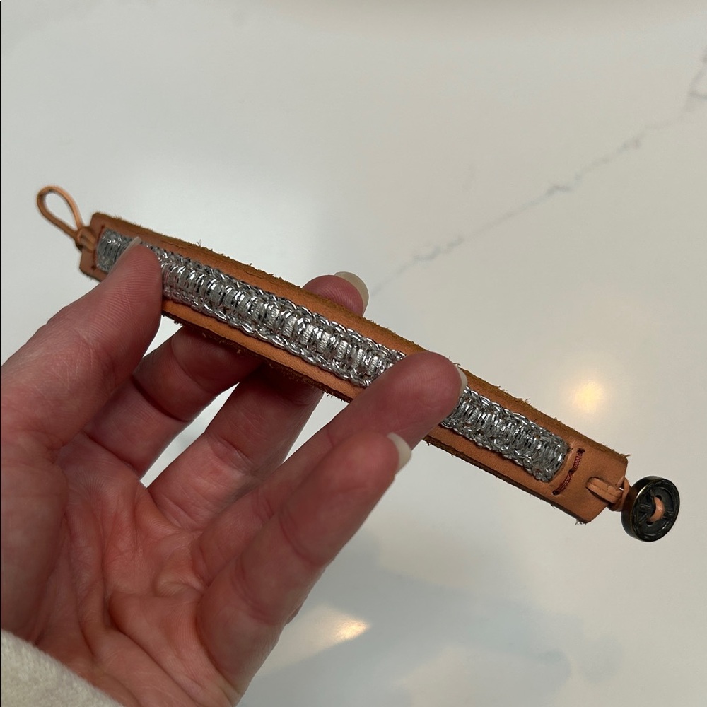 Lucky Brand Tan and Silver Bracelet